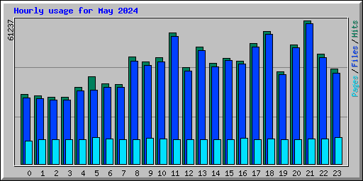 Hourly usage for May 2024